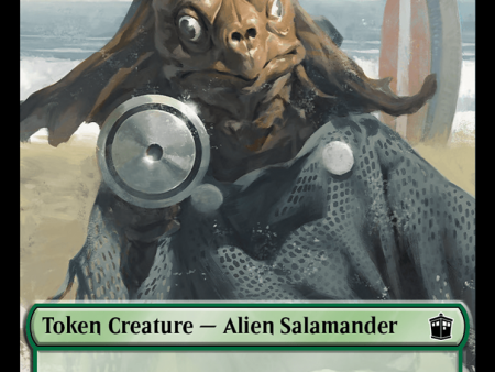 Alien Salamander    Mutant Double-Sided Token [Doctor Who Tokens] on Sale