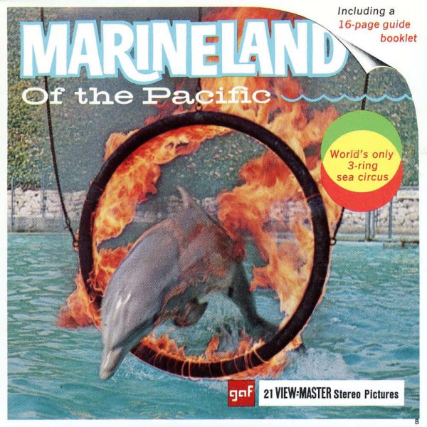 Marineland of the Pacific - View-Master 3 Reel Packet - 1960s views - vintage - (PKT-A188-G1B) Hot on Sale