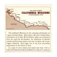 California Missions - Vintage Classic View-Master(R) 3 Reel Packet - 1950s views Sale