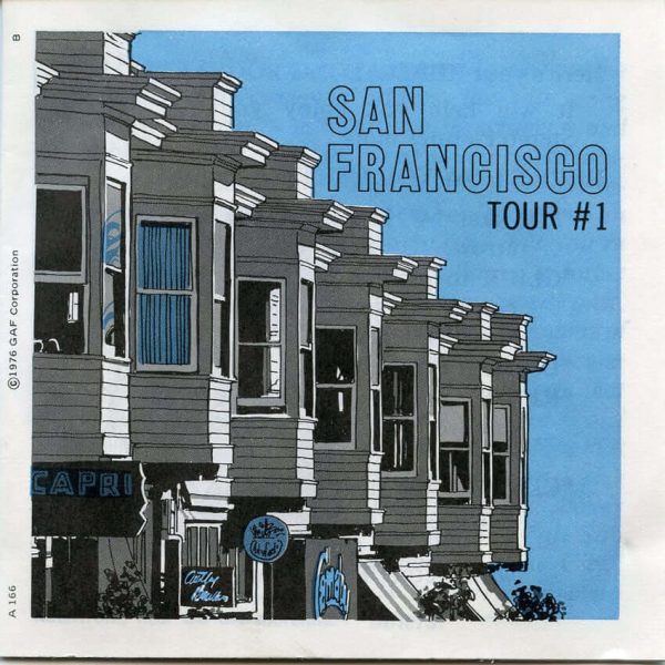 San Francisco California Tour No.1 - View-Master 3 Reel Packet - 1970s views - vintage - (PKT-A166-V1Bnk) Online