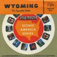 Wyoming  -  View-Master- 3 Reel Packet - 1950s views - vintage - (PKT-A305-GEN) on Sale