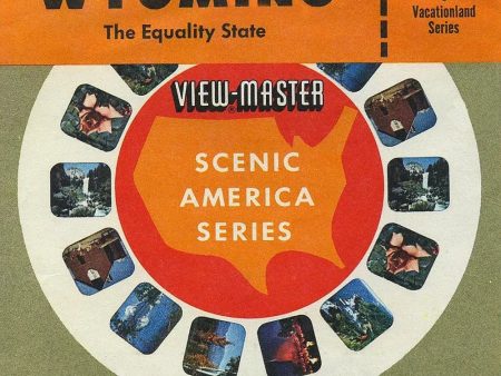 Wyoming  -  View-Master- 3 Reel Packet - 1950s views - vintage - (PKT-A305-GEN) on Sale