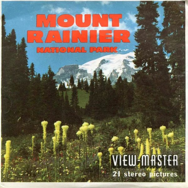 Mount Rainier National Park - Washington  -  View-Master 3 Reel Packet - 1950s views - vintage - (PKT-A271-S5) Hot on Sale