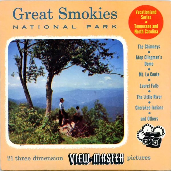 Great Smokies - National Park - View-Master 3 Reel Packet - 1950s views - vintage - (PKT-GRSM-S3) Hot on Sale