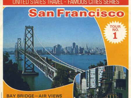 San Francisco California Tour No.1 - View-Master 3 Reel Packet - 1970s views - vintage - (PKT-A166-V1Bnk) Online