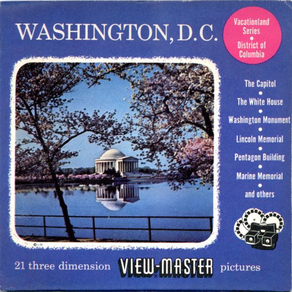 Washington, D.C. - Vacationland Series - View-Master 3 Reel Packet - 1950s views- vintage - (PKT-WASH-S3) Online