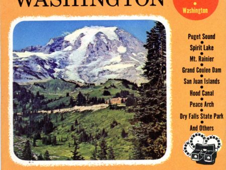 Washington - State - View-Master 3 Reel Packet - 1950s views - vintage - (PKT-WA123-S3) Supply