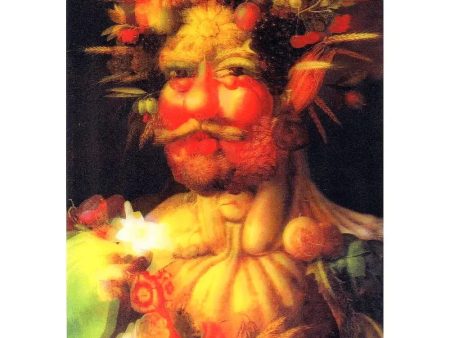 Giuseppe Arcimboldo- Vortumnus (Vertumno)- 3D Lenticular Postcard Greeting Card - NEW Sale