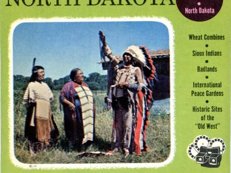 North Dakota - State - View-Master  3 Reel Packet - 1950s views - vintage - (PKT-NDAK123-S3) Cheap