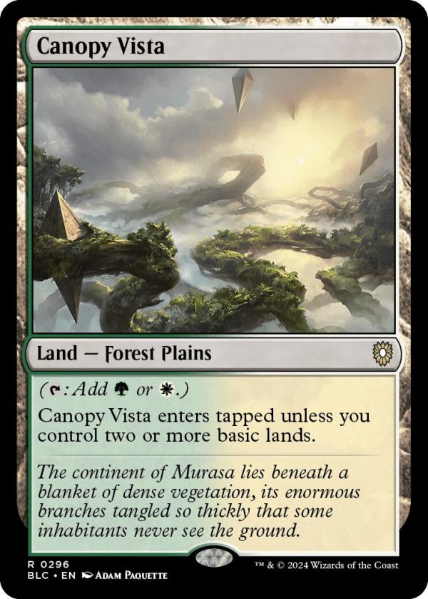 Canopy Vista [Bloomburrow Commander] For Discount