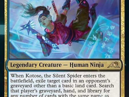 Kotose, the Silent Spider [Kamigawa: Neon Dynasty] Hot on Sale