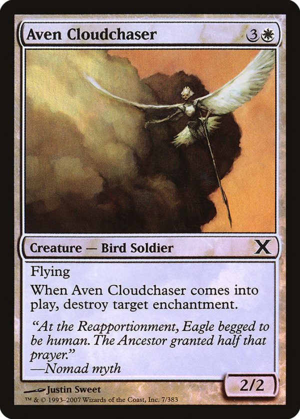 Aven Cloudchaser (Premium Foil) [Tenth Edition] Cheap