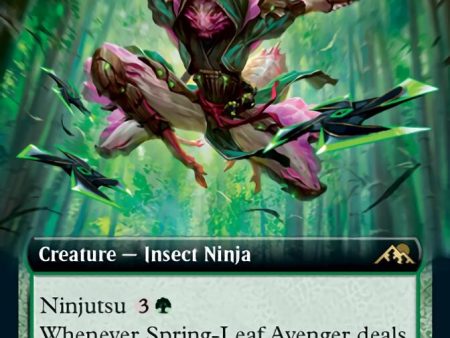 Spring-Leaf Avenger (Extended Art) [Kamigawa: Neon Dynasty] For Sale