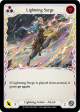 Lightning Surge (Yellow) [U-ELE190] (Tales of Aria Unlimited)  Unlimited Rainbow Foil Cheap