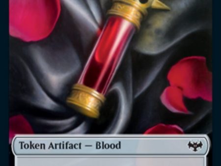 Blood    Spirit (002) Double-sided Token [Innistrad: Crimson Vow Tokens] on Sale