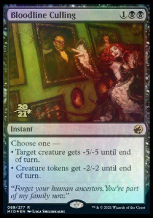 Bloodline Culling [Innistrad: Midnight Hunt Prerelease Promos] For Sale