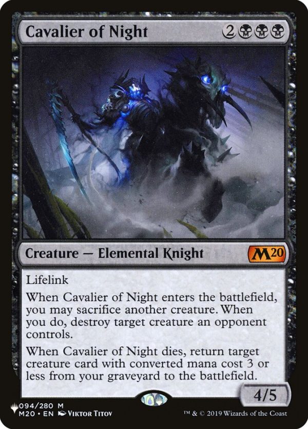 Cavalier of Night [The List] Sale