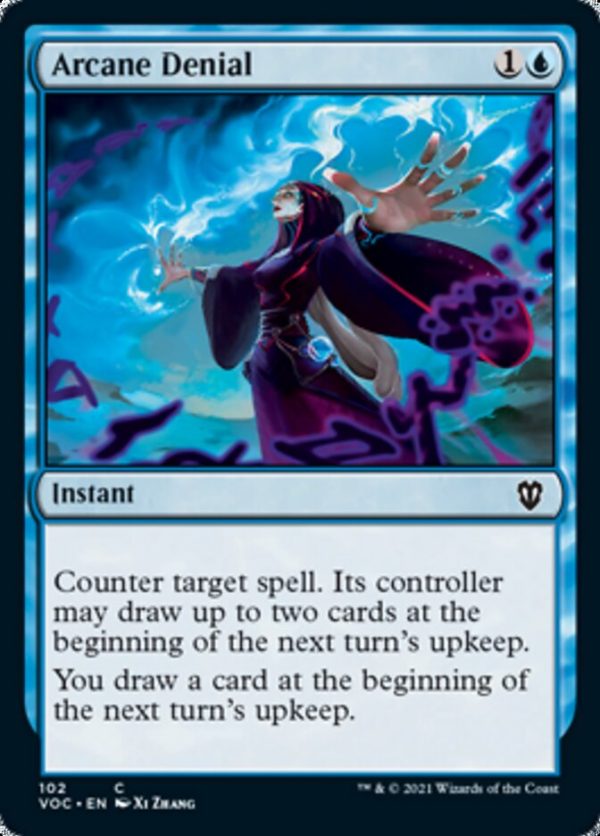 Arcane Denial [Innistrad: Crimson Vow Commander] Sale