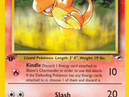 Blaine s Charmander (61 132) [Gym Heroes 1st Edition] For Sale