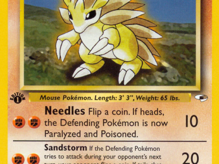 Brock s Sandslash (23 132) [Gym Heroes 1st Edition] For Sale