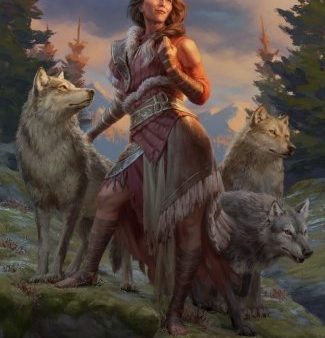 Arlinn, the Pack s Hope 1 Art Card [Innistrad: Midnight Hunt Art Series] Cheap