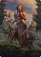 Arlinn, the Pack s Hope 1 Art Card [Innistrad: Midnight Hunt Art Series] Cheap