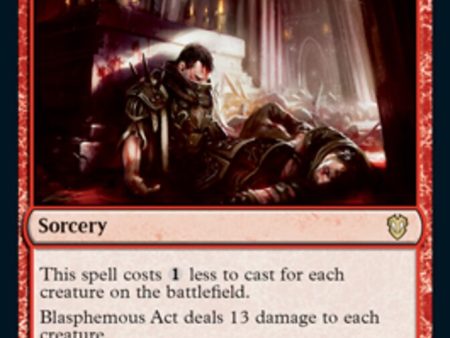 Blasphemous Act [Innistrad: Crimson Vow Commander] For Discount