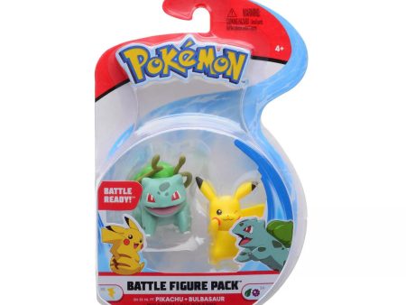 Pikachu & Bulbasaur Battle Figure Cheap