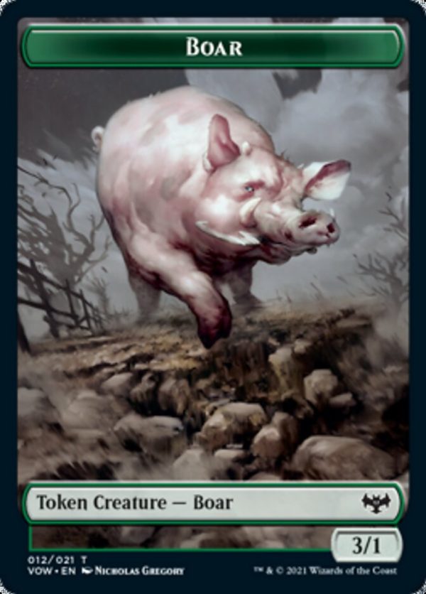 Boar Token [Innistrad: Crimson Vow Tokens] Online now