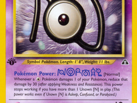 Unown [N] (50 75) [Neo Discovery 1st Edition] For Cheap