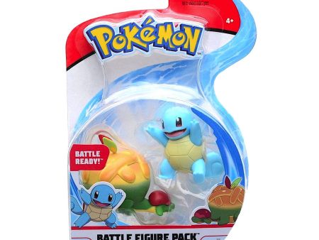 Squirtle + Appletun Battle Figure Sale