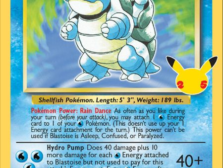 Blastoise (2 102) [Celebrations: 25th Anniversary - Classic Collection] Cheap