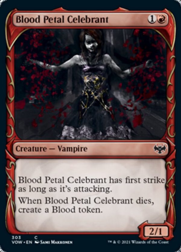 Blood Petal Celebrant (Showcase Fang Frame) [Innistrad: Crimson Vow] Fashion