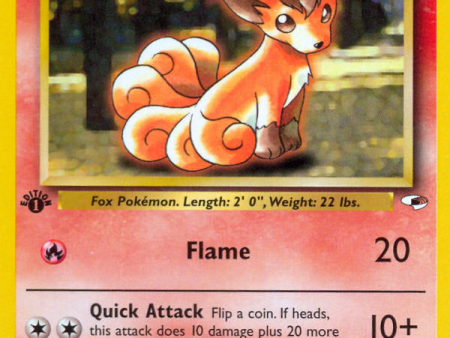 Brock s Vulpix (73 132) [Gym Heroes 1st Edition] For Sale