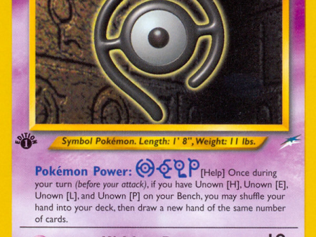 Unown [H] (28 105) [Neo Destiny 1st Edition] Online Hot Sale