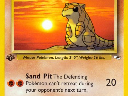 Brock s Sandshrew (72 132) [Gym Heroes 1st Edition] Hot on Sale