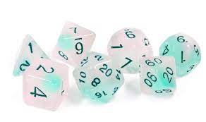 Dice Set - Frosted Glowworm Supply