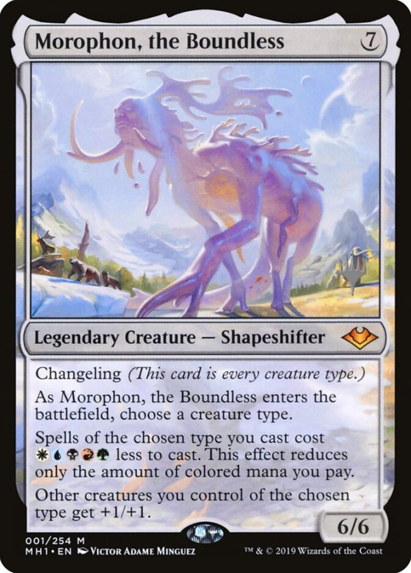 Morophon, the Boundless (Promo Pack) [Modern Horizons Promos] For Discount