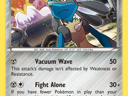 Lucario (63 124) (Cosmos Holo) [XY: Fates Collide] Online Sale