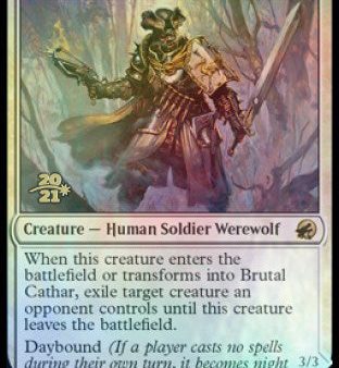 Brutal Cathar    Moonrage Brute [Innistrad: Midnight Hunt Prerelease Promos] For Cheap