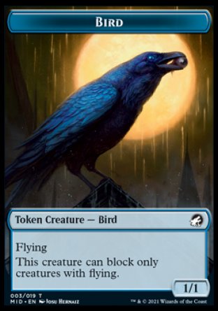 Bird Token [Innistrad: Midnight Hunt Tokens] For Cheap