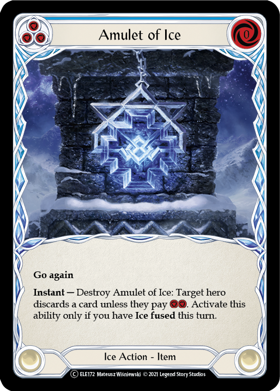 Amulet of Ice [U-ELE172] (Tales of Aria Unlimited)  Unlimited Normal Sale