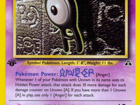 Unown [A] (33 75) [Neo Discovery 1st Edition] For Cheap