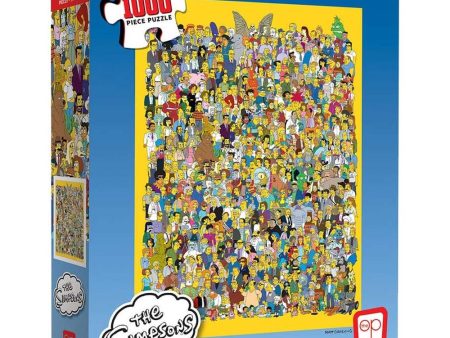 The Simpsons 1000 Piece Puzzle - The Simpsons Cast For Cheap