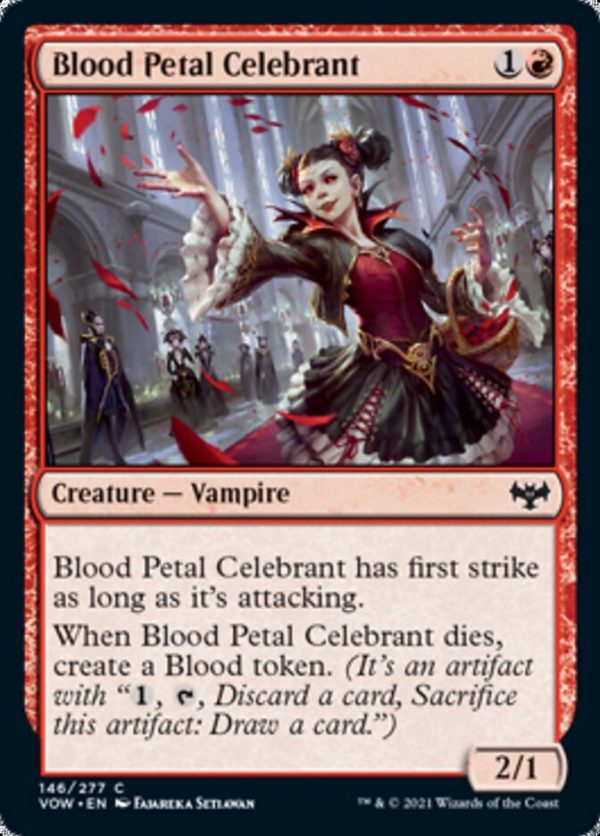 Blood Petal Celebrant [Innistrad: Crimson Vow] Supply