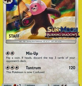 Bewear (SM49) (Staff Prerelease Promo) [Sun & Moon: Black Star Promos] Discount