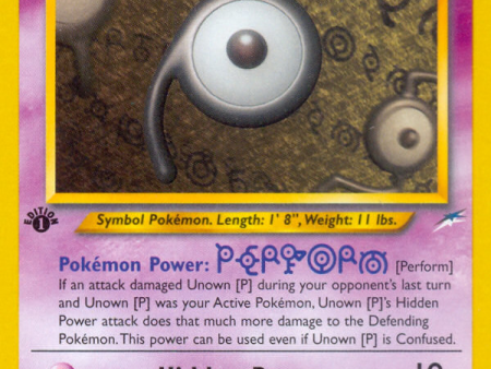 Unown [P] (58 105) [Neo Destiny 1st Edition] For Cheap