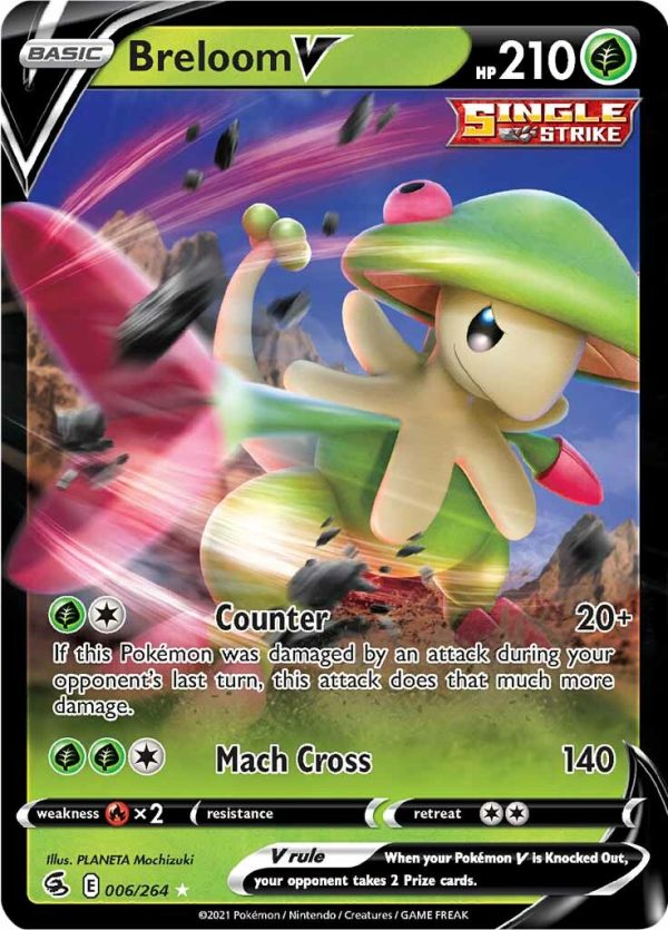 Breloom V (006 264) [Sword & Shield: Fusion Strike] Hot on Sale