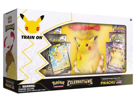 Celebrations Pikachu Vmax Premium Figure collection *LIMIT OF 4* For Cheap