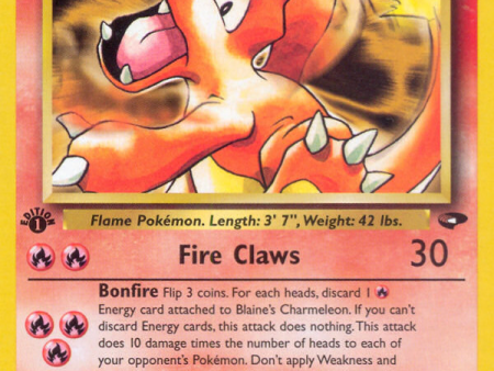 Blaine s Charmeleon (31 132) [Gym Challenge 1st Edition] Discount